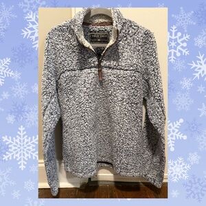 True Grit Gray 1/4 Zip Pullover